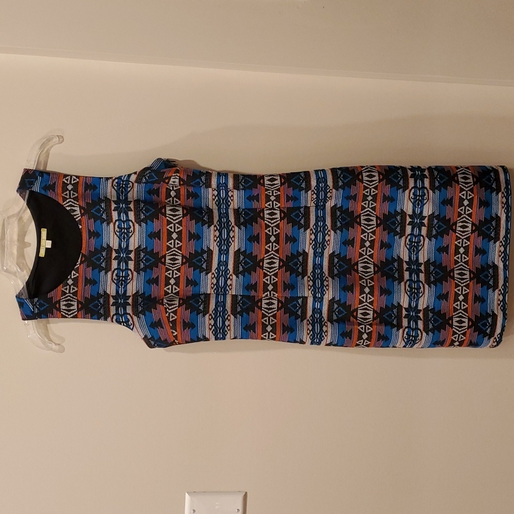 Gianni Bini Aztec cocktail dress